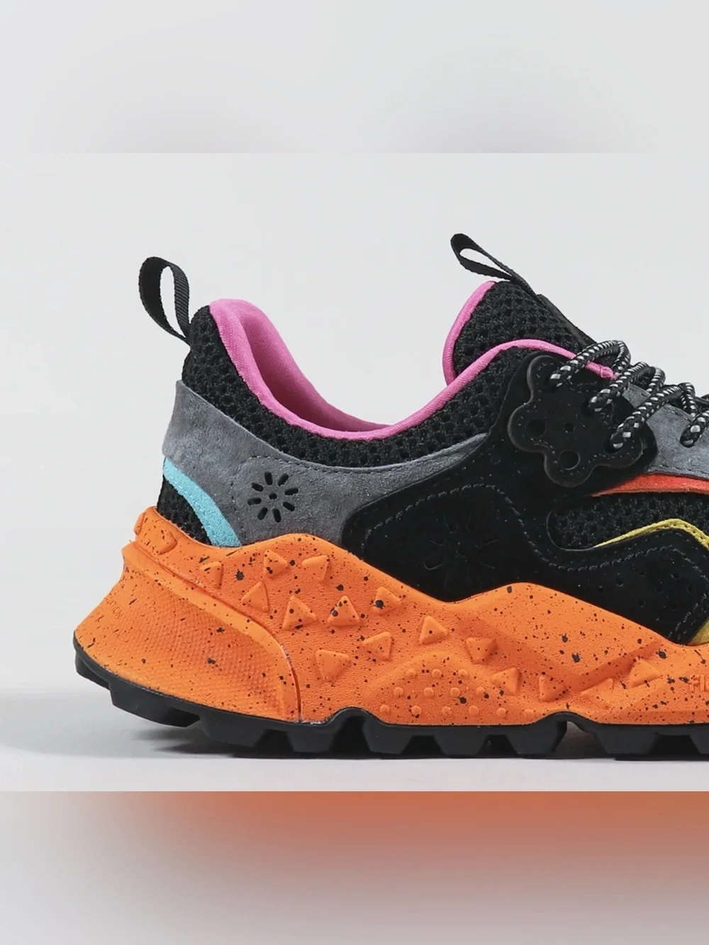 Flower Mountain Kotetsu Shoes Black Multi